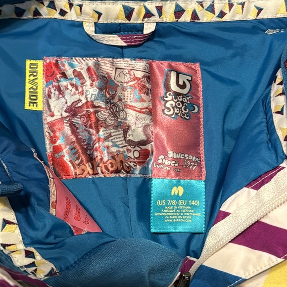 BURTON SKI Pants- kids size M-7/8 - Picture 11 of 14